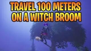 Travel 100 meters on a Witch Broom in Fortnite!