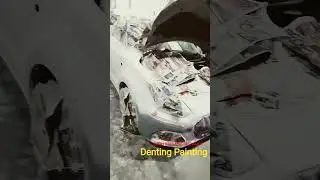 Denting Painting Restoration in hyderabad mechanic 👉#automobile #service #denting #painting #cars