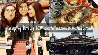DayangsVlog | Perth Day 1 & 2 (Woolworths, Kaili's, Fremantle, Westfield Carousel) | dygans90