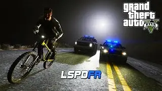 GTA 5 LSPDFR - Code 3 Bicycle Chase?
