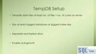 Setup TempDB in production environment SQL Server 2019