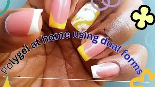 How to use dual forms with polygel at home