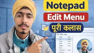 Edit option in Notpad  learning computer science #aicomputer #microsoft #shorts 