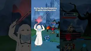 Bro has the most immersive VR experience in War of Wizards#vrgames #vrgaming #gaming #quest3 #vr