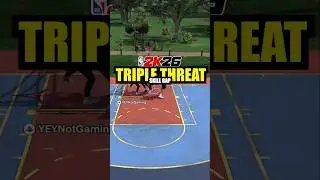HOW TO USE THE TRIPLE THREAT THE RIGHT WAY #nba2k #shorts