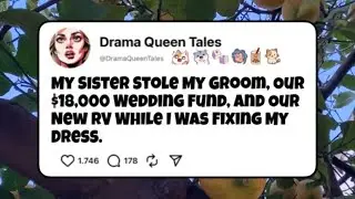 My Sister Stole My Groom, Our $18,000 Wedding Fund, and Our New RV While I Was Fixing My Dress. 