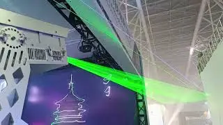 IP65 Waterproof Laser Projector on the Show