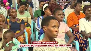 LEARN TO REMIND GOD IN PRAYER