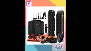 X-BULL Winch Recovery Kit Snatch Strap Off Road 4WD Mounting Pins Recovery Tracks Boards Gen 2.0 ...