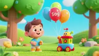 Toy Balloon Learning Song 🎈✨ | Colors, Counting & Fun Kids Nursery Rhyme