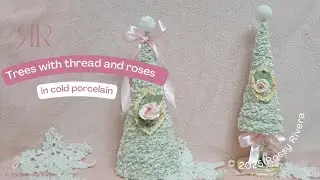 Trees with thread and roses | Rossy Rivera