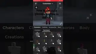 How to get free glasses that are cute in roblox
