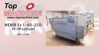 WEBER Es 1-60-25D PE/PP extruder used