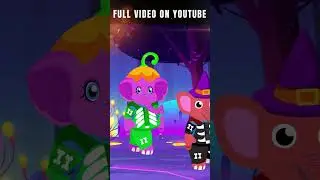 Five Little Elephants &ndash; Halloween Song for Kids 👻🐘 | Spooky Fun Short