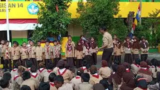Penampilan kls 3 Sdn Kemanggisan 14 pembimbing Pak Bempi Simanjuntak