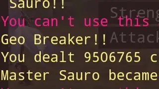 Iruna Online - Geo Monk Bullying S450 (Read description)