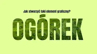 Ciekawa forma graficzna napisu - możliwości Canva