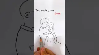 Read the description ||  how to draw bride and groom easy