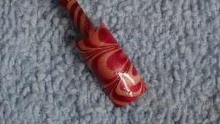 JenniferInNails | Basic Flower Water Marble Nail Art Tutorial