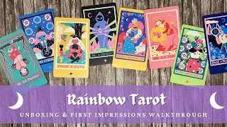 Rainbow Tarot | Unboxing & first impressions walkthrough!