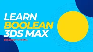 3ds Max boolean | 3ds Max 2024 | 3ds Max Beginner | @TechnicalAlley