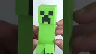 DIY Minecraft Creeper From Scratch | #shorts