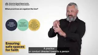 Auslan video: Ensure safe spaces for faith
