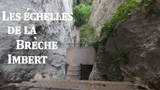 Les échelles de la Brèche Imbert - Les Gorges du Verdon