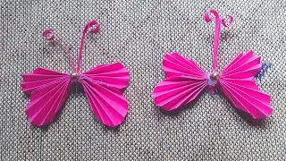 How to Make Paper Butterfly Origami Craft | DIY Easy Paper Butterflies | Butterfly Cutting