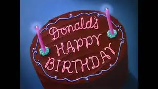 Donald Duck - Donald's Happy Birthday (1949) - RKO Titles