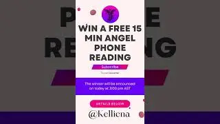 Win a free #Angel Phone reading With Kelliena