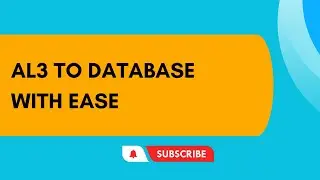 AL3 to Database with ease