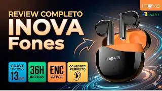 INOVA Fone Bluetooth Vale a Pena ? 🔥 Grave Profundo, 36h de Bateria e ENC Surpreendem!