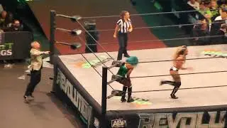 Jade Cargill w/Mark Sterling vs Tay Conti w/Anna Jay at AEW Revolution 2022