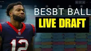 BESTBALL Live Draft from the 10th Pick - Tight End Premium