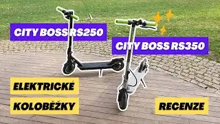 🛴 Elektrokoloběžky City Boss RS350 & RS250 | recenze a srovnání modelů