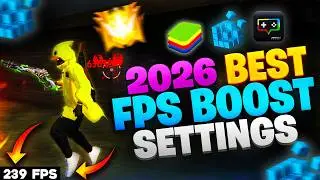 FIX FPS Drop : Best Settings To Increase Your FPS Boost In 2026 Free Fire PC | BlueStacks 5 | MSI 5