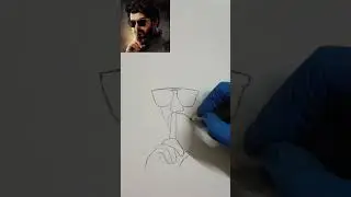 vijay easy drawing | how to draw vijay | thalapathy vijay drawing| vijay drawing | sathya arts