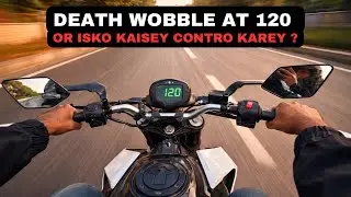 How to control death wobble at a speed of 120?