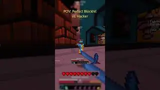 POV: Perfect Blockhit vs. Hacker #aleexks #hacker #pvp
