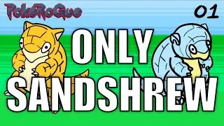 Only SANDSHREW Attempt 1! | PokeRogue (I LOVE THIS)