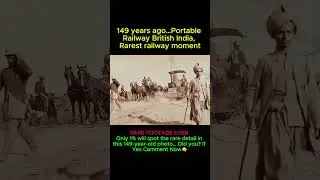 149 Years Ago&hellip; India Looked Like THIS! 🚂🇮🇳 | Rare 1876 Railway Footage #shorts