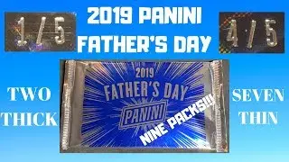 *NINE* 2019 Panini Father's Day Promo Packs! Including Thick and Thin!
