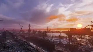Eerie Ambience - Crows in the cold sunset [Black-screen]