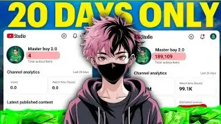 I Tried YouTube Shorts Challenge: 0 to 200K Subs in 20 Days!📈 ( Shocking Result😲 )