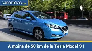 La Nissan Leaf e+ jusqu'à la panne : sur le podium !