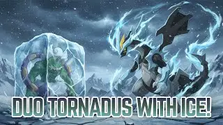 DUO! Tornadus CRASHED by Black & White Kyurem Icy power!