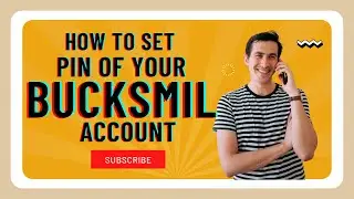 How to set Pin of Bucksmil Account   ||  Tech Team