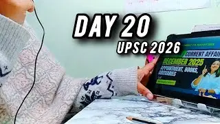 Day 20/21 | UPSC 2026 Prelims | discipline 