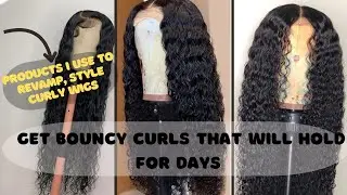 HOW TO REVIVE YOUR CURLY WIG! HOW TO STYLE & REVAMP FOR LONG-LASTING RESULTS / PRODUCTS TO USE